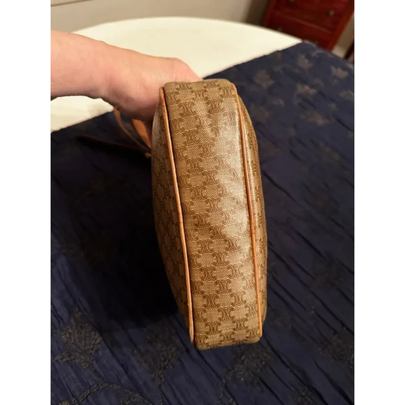 Celine Brown Tan Monogram Crossbody Bag - Picture 14 of 16